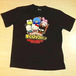Hello Kitty and Friends My Hero Academia T-shirt Characters Anime Size L